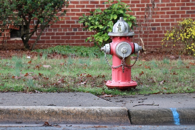 Požádní hydrant jako údajná příčina autonehody Geoffreye Wilsona.